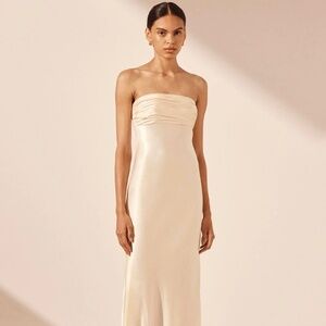 Shona Joy strapless maxi dress